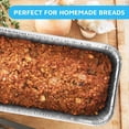 thumbnail image 4 of 8"×4" Small Aluminum Pans Heavy Duty - Tin Foil Food Containers with Lids, Disposable Tin Foil Pans with Lids for Baking, Meal Prep, Freezer and Takeout, 4 of 5