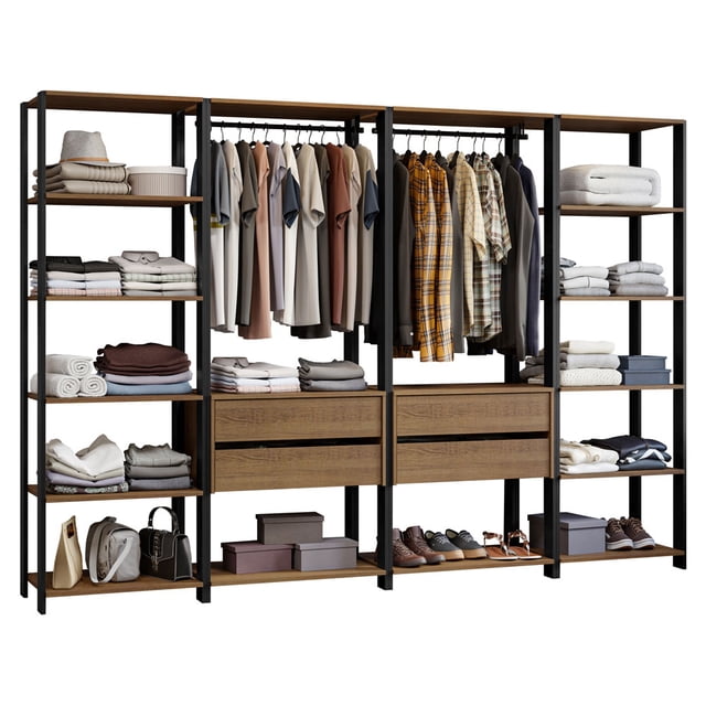 Ropero Closet Madesa Valencia 258cm MP 01