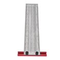 thumbnail image 2 of T Rule Stainless Steel Silver Scribing Ruler Woodworking Measuring Tool Positioning Gauge 12in, 2 of 5