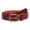 Red, variant on Vintage Embossed Cowhide Leather Belt for Men & Women with Removable Buckle