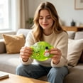 thumbnail image 2 of Christmas Green Squishy Toy, Dumpling Stress Relief Squeeze Ball with Steamer, Holiday Figurine Sensory Fidget Toy for Stocking Stuffers, 2 of 4