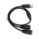 thumbnail image 5 of Cable DIN Macho De 5 Pines A 2 DIN Hembra De 5 Pines, Cable Divisor DIN De 5 Pines, Núcleo De Cobre Puro De PVC Flexible De Alta Precisión De 1,6 Pies Para Altavoz, 5 of 7