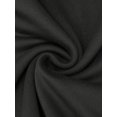 thumbnail image 5 of Women's Square Neck Tops Long Sleeve Shirred Fitted Stretch Casual Basic Blouse S Black, 5 of 6