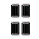 thumbnail image 1 of Lámpara de pared solar LED de 4 piezas Luz de escaleras de calle arriba y abajo para exteriores (cálida) Tmvgtek Para estrenar, 1 of 1