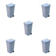 thumbnail image 2 of Youkk Plastic Desktop Trash Can - Convenient And Durable For Anywhere Healthy And Safe Wheelie Trash blue grey 5Set, 2 of 6