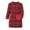 Red, variant on Auroural Toddler Girl Clothes 4T Set Children's Christmas Long Sleeved Checkered Dress With Backpack Set Of Two-piece Set 4 Years