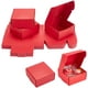 thumbnail image 1 of 30 cajas de regalo pequeñas, rojas, con tapa, de papel., 1 of 5