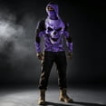 thumbnail image 7 of Mens Sun Protection Fishing Hoodie with Face Cover Long Sleeve 3d Skull Breathable Slim Fit Sun Shirts for Athletic Running Gym Workout, 7 of 7
