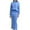 Light Blue, variant on qolati Women 2 Piece Outfits High Neck Knit Pullover Top and High Waisted Maxi Skirts Sweater Set Causal Slim Fit Long Sleeve Lounge Suits