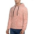 thumbnail image 3 of Wukai Rose Gold Glitter Print Men Hoodies Fleece Sweatshirts Long Sleeve Sweaters Pullover Fall Outfits Winter Clothes-XX-Large, 3 of 7
