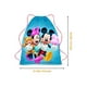 thumbnail image 4 of 6/24 piezas Disney The Red Minnie Mickey Mouse regalos de fiesta de cumpleaños bolsas con cordón no tejidas para niños mochilas escolares de natación, 4 of 5