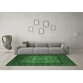 thumbnail image 3 of Ahgly Company Indoor Square Persian Emerald Green Traditional Area Rugs, 5' Square, 3 of 4