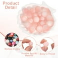 thumbnail image 3 of Uxcell 20 Pcs Acrylic Round Beads, 16mm Loose Beads Frosted Bulk Spacer Bead for Bracelets Necklace Earring Jewelry Making DIY Handmade Crafts Decoration, Light Pink, 3 of 7