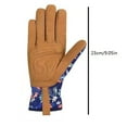 thumbnail image 3 of Clearance Gloves under $10,Gardening Gloves For Women Leather Garden Gloves Thorn Proof Outdoor Protective Working Gloves For Weeding, 3 of 7