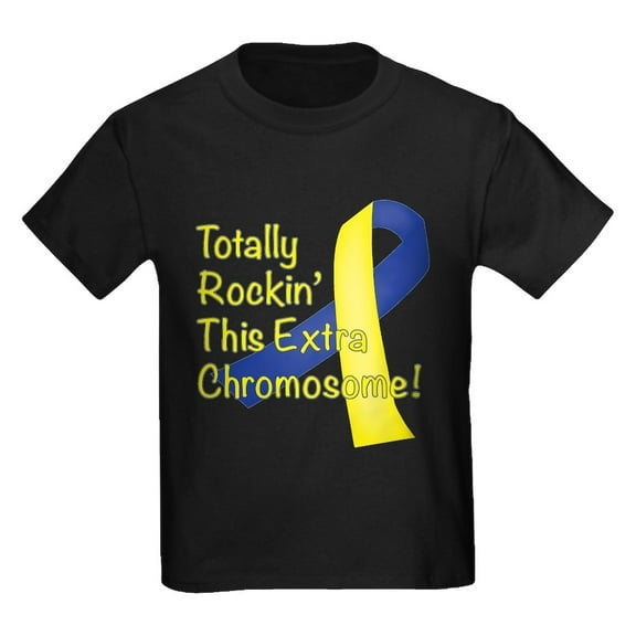 CafePress - Rockin Chromosome Kids Dark T Shirt - Dark T-Shirt Kids XS-XL