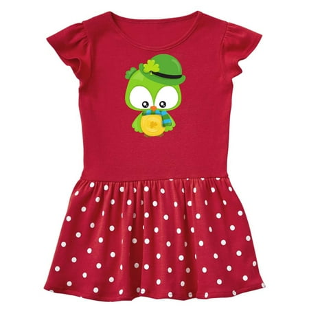 

Inktastic Saint Patrick s Day Owl Green Owl Clovers Gift Baby Girl Dress