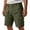 Army Green, variant on Men's Quick Dry Ripstop Tactical Cargo Shorts Multi Zipper Pocket Knee Length Outdoor Hiking Fishing Work Utility Shorts Khaki XL