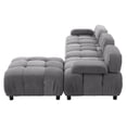 thumbnail image 2 of Modular Sectional Sofa, ONE PIX 93" L Shape Reversible Sofa, Modern Button Tufted Cloud Couches for Living Room, Apartment, Office, Gray, 2 of 8