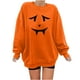 thumbnail image 1 of Sudadera de manga larga informal con cuello redondo y estampado de Halloween para mujer Fridja  hj2846, 1 of 7