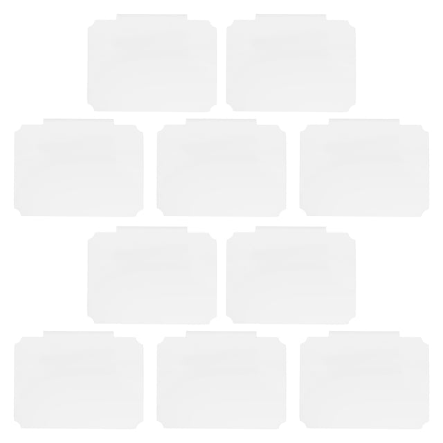 OULII 10Ud Clips De Plástico Para Etiquetas De Para Organización En Cocina