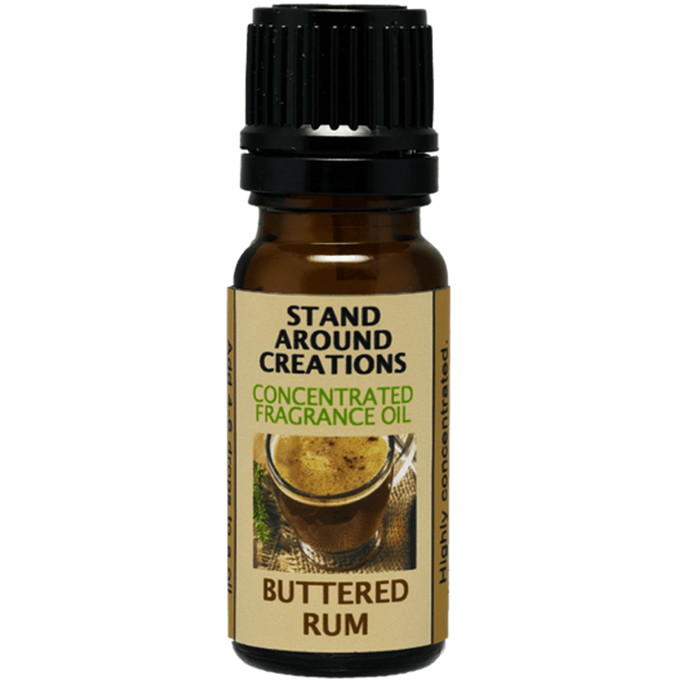BUTTERED RUM FRAGRANCE OIL .33FL. OZ.