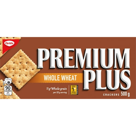 Premium Plus Whole Wheat Crackers, 500 g
