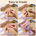 thumbnail image 5 of MQUPIN 600 Pcs Pipe Cleaners attached Pink PVC Bag,9mm x 12inch 30 Colors Pipe Cleaners for crafts, Craft Supplies Multicolor Chenille Stems for Art&Craft DIY Decorations, 5 of 7