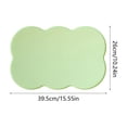 thumbnail image 4 of Pet Food Mat 17.32x10.63in Rectangular Silicone Raised Edge Spill Proof Non Shift Waterproof Dog Cat Feeding Bowl Pad for Floor Puppy Essentials by MPOISVA, 4 of 7