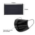 thumbnail image 3 of Cubrebocas Negro 4 capas, 3 of 4