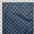 thumbnail image 4 of oneOone Cotton Poplin Twill Medium Blue Fabric Christmas Craft Projects Decor Fabric Printed By The Yard 56 Inch Wide, 4 of 6