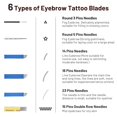 thumbnail image 4 of Microblading Supplies, LMHF Microblading Kit, Microblading Practice Skin with Microblading Pen, Eyebrow Tattoo Kit with Pigment Ink, Mannequin Head Set for Microblading and Makeup Practice, 4 of 5