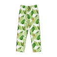 thumbnail image 2 of Haiem Avocado And Tropical Palm Leaves Men's Pajama Pants Ultra Lightweight Pjs Bottoms Sleepwear Bottom Pants With Pocket Drawstring-Small, 2 of 7