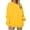 Yellow, variant on UJNDER Women's Letter Print Crewneck Sweatshirt Long Sleeve with Pocket Pullover for Skateboard Street Style Comfort Black L