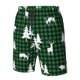 thumbnail image 4 of Balery Christmas tree green plaid Traje de Baño Estilo Hawaiano para Hombre, Shorts de Secado Rápido con Bolsillos-X-Large, 4 of 6