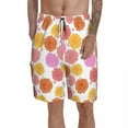 thumbnail image 1 of Hibiscus Board Shorts Funny Beach Swimming Trunks Polyester Men Swim Trunks, 1 of 5