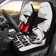 thumbnail image 2 of FMSHPON Set of 2 Car Seat Covers Grunge American Football Universal Auto Front Seats Protector Fits for Car,SUV Sedan,Truck, 2 of 4