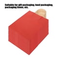 thumbnail image 4 of Bolsa de regalo de papel kraft rojo oscuro para ropa, 21 x 11 x 27,5 cm, embalaje de moda sostenible, portátil y ecológico, 4 of 8