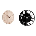 thumbnail image 1 of Reloj de pared redondo,Reloj de pared de madera para decoración de sala de estar,Reloj de pared grande,Reloj de pared acrílico silencioso moderno,Reloj de pared grande para, 1 of 8