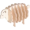 thumbnail image 1 of Posavasos de madera con forma de oveja para el hogar, mantel individual, accesorios de protección de aislamiento (B), 1 of 4