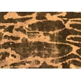 thumbnail image 1 of Ahgly Company Indoor Rectangle Abstract Orange Modern Area Rugs, 6' x 9', 1 of 4
