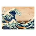 thumbnail image 2 of Tiptophomedecor Peel and Stick Ocean Wallpaper Wall Mural - The Great Wave Off Kanagawa Reproduction - Removable Wall Decals, 2 of 3