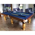 thumbnail image 6 of JUNWELL Billiard Cloth Pool Table Felt for 7‘ 8‘ 9‘ Pool Table Pre Cut Bed & Rails   9ft Red, 6 of 8