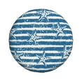 thumbnail image 2 of Balery Ocean On Stripedtire Cover Waterproof Dust-Proof, Universal Spare Wheel Tire Cover For Trailer, Rv, Suv Truck And Vehicle Camper Accessories-17 Inch, 2 of 9