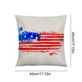thumbnail image 3 of 4th of July Decorations Cushion Cover,Patriotic Throw Pillow Covers,Independence Day Flag Style Cushion Cover Home Themed Decorative Pillowcase for Sofa, 3 of 7