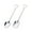 Silver, variant on Wamans 2Pcs Stainless Steel Long Handle Spoon Retro Shovel Spoon Dessert Coffee Spo Items