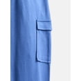 thumbnail image 3 of Wonder Nation Girls Sleeveless Cargo Jumpsuit, Sizes XS-XXL, 3 of 3