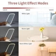 thumbnail image 2 of Vanity Makeup Lighted LED Desk Touch Control 3 Color Lighting Modes Portable Cosmetic Travel Tabletop Mirror USB Rechargeable, 2 of 2