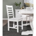 thumbnail image 6 of Home Square 6-Piece Set with Dining Table & Bench & 4 Dining Chairs, 6 of 26