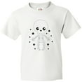 thumbnail image 3 of Inktastic Happy Halloween Spooky Skeleton and Stars Youth T-Shirt, 3 of 5