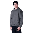 thumbnail image 3 of Gildan Men's Softstyle Midweight Hooded Sweatshirt, Classic Fit Fleece Hoodie, Dark Heather, S, 3 of 5